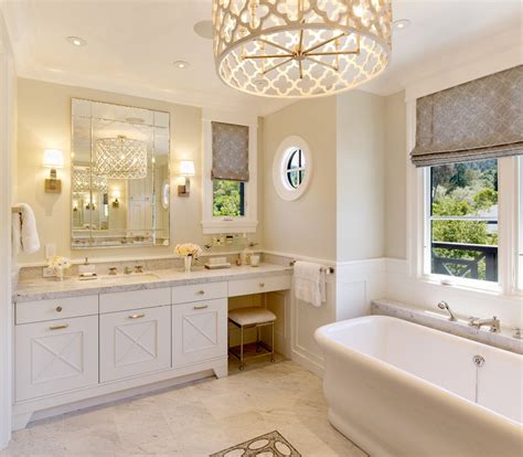Black bathroom vanity with marble top and twin rectangular sinks. 24+ Mediterranean Bathroom Ideas | Bathroom Designs ...