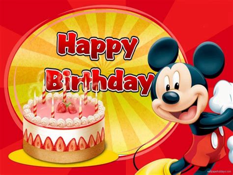 Mickey Mouse Birthday Wallpaper 08008 Baltana