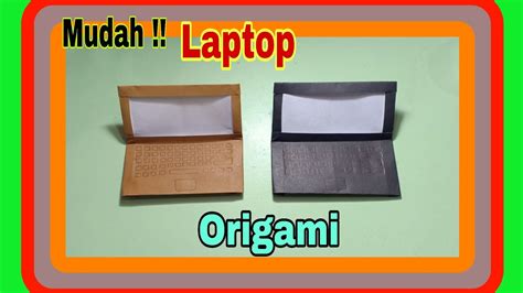 Laptop Origami Origami Laptop Make A Laptop From Origami Youtube