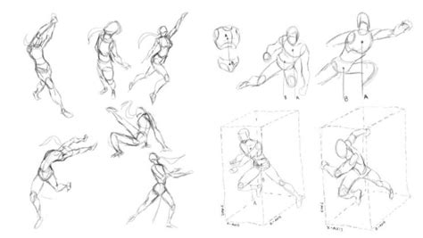 How To Draw Dynamic Poses Different Action Poses Step By Step