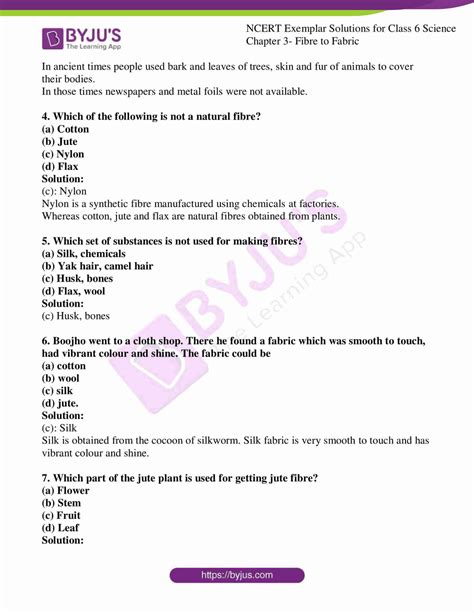 This chapter teaches the concepts of reversible and irreversible changes with the help of a lot of activities, examples form our daily and. NCERT Exemplar Solutions for Class 6 Science Chapter 3 ...