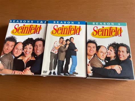 Seinfeld Tv Series Dvd Box Sets Season 1234 2000 Picclick