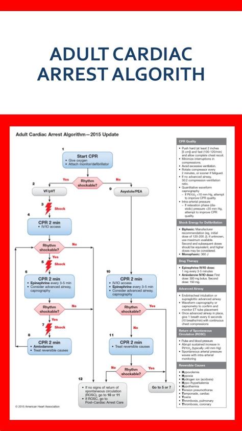 Aha 2015 Algorithms For Bls Acls Pals Acls Acls Algorithm Basic Life Support