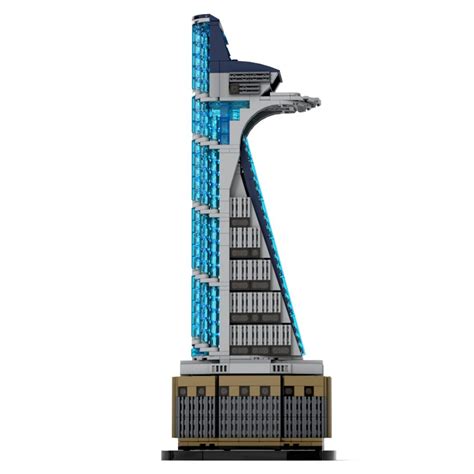 Moc Factory 76420 Avengers Tower Modular Building Cada Block