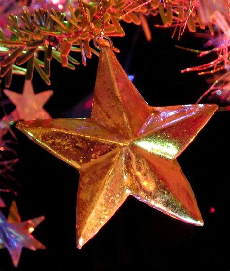 Christmas Star The Stars On My Christmas Tree With Colours Flickr