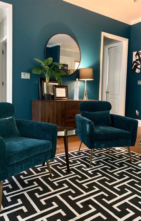Teal Painted Walls Teal Living Rooms Decor Home Living Room Living