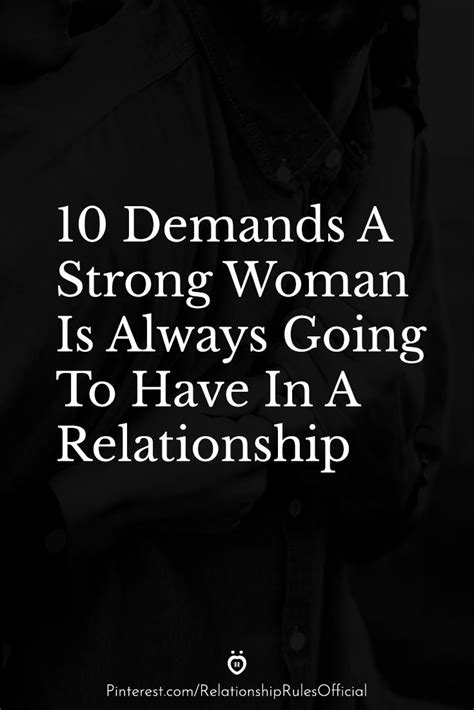 10 Demands A Strong Woman Is Always Going To Have In A Relationship In