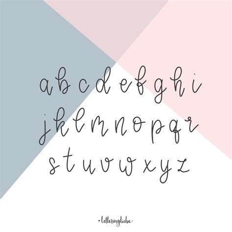Handlettering Alphabet Zum Nachmachen Lettering Instagram