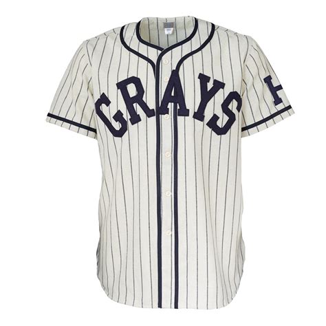 Homestead Grays 1939 Home Jersey Ebbets Field Flannels