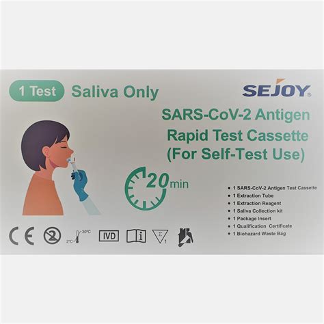 Sejoy RTK Covid 19 Antigen Rapid Test Kit 1s Saliva