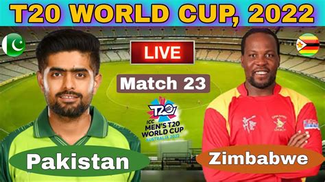 Pak Vs Zim T20 World Cup Live Match Pakistan Vs Zimbabwe 2nd