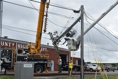Power Restored After Truck Brings Down Lines