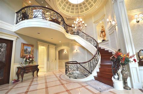 Lavish Mansion With Grand Staircase And Domed Skylight Grand Staircase