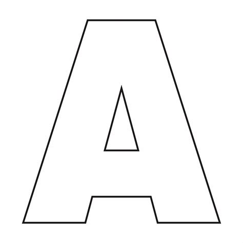 Printable Alphabet Stencils Free Printable Alphabet Stencils