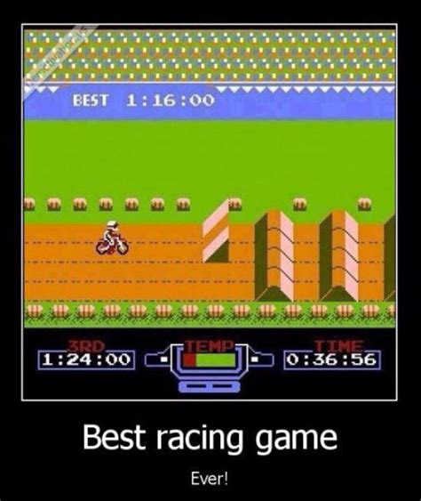 Best Racing Game Ever Excite Bike Childhood Memories Retro Arcade Games