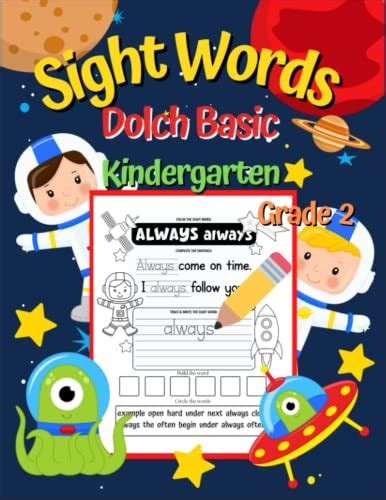 Dolch Basic Sight Word Kindergarten Second Grade High Frequency Sight