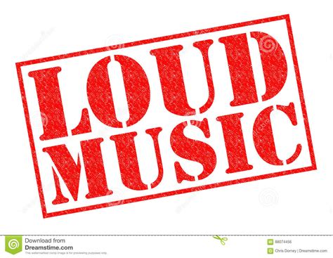 Loud Music Stock Illustration Illustration Of Label 88074456