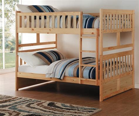 Homelegance Bartly Full Over Full Bunk Bed A1 Furniture And Mattress