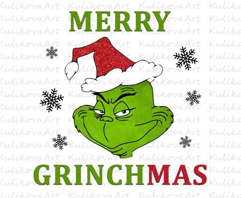 Resting Grinch Face Svg Merry Grinchmas Png Grinch Png Etsy The Best