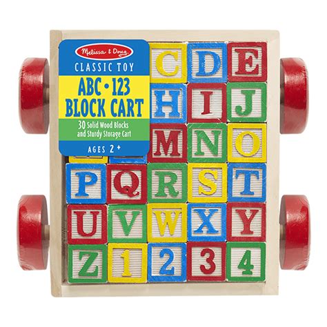 Melissa And Doug Abc123 Block Cart 27 Lisboa