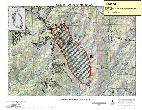 Idaho Fire Map Fires And Evacuations Near Me Sept 9
