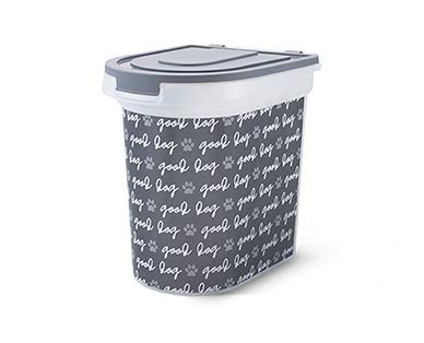 You don't even have to step out, we will bring it to you. Heart to Tail 26-Lb. Pet Food Container | ALDI US