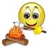 Smiley Emoticone Emoji Nourriture Manger