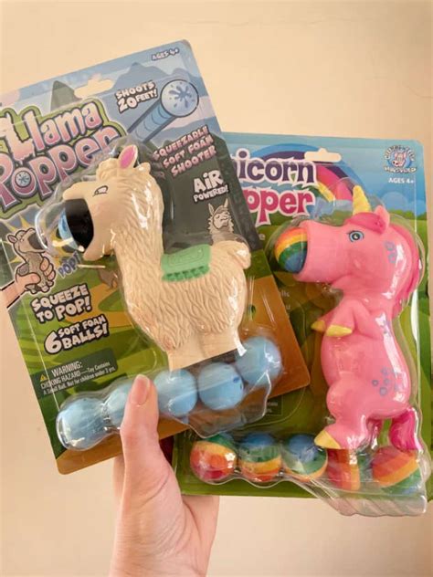 Hog Wild Popper Toys Llama And Unicorn Foam Shooters