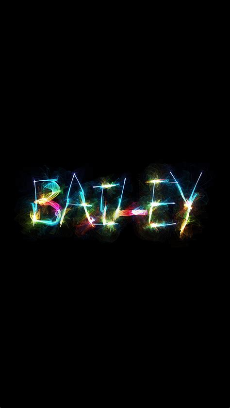 4k Free Download Bailey Flame Names Name Human Name Design