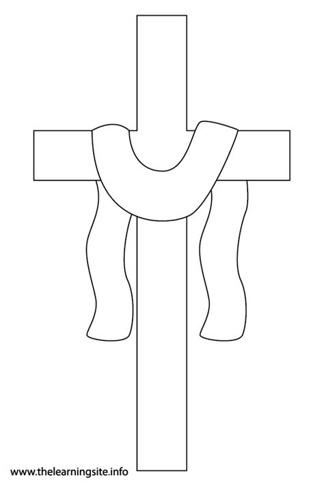 Crosses Outline Coloring Pages