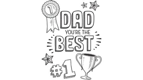 How To Draw Dad Youre The Best 1 Fathers Day Step By Step Youtube