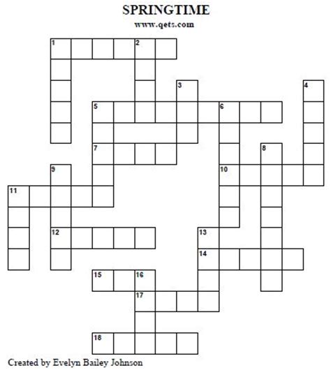 Crossword puzzles printable free easy 603 gif. Free Large Print Crossword Puzzles for Seniors - DailyCaring