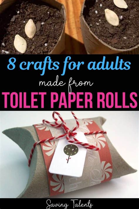 Diy Crafts For Adults Made From Toilet Paper Rolls Saving Talents