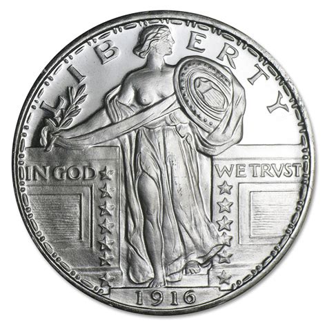 1 Oz Silver Round Standing Liberty Legacy Coins