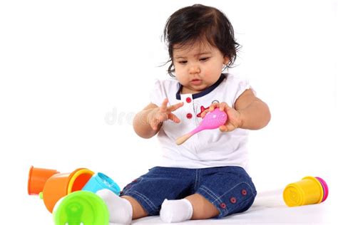 Baby Playing Stock Image Image Of Playing Infant Toddler 10129373