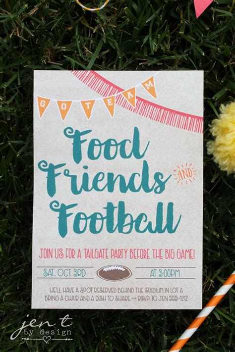 Tailgate Invitation Football Party Tailgate Party Etsy