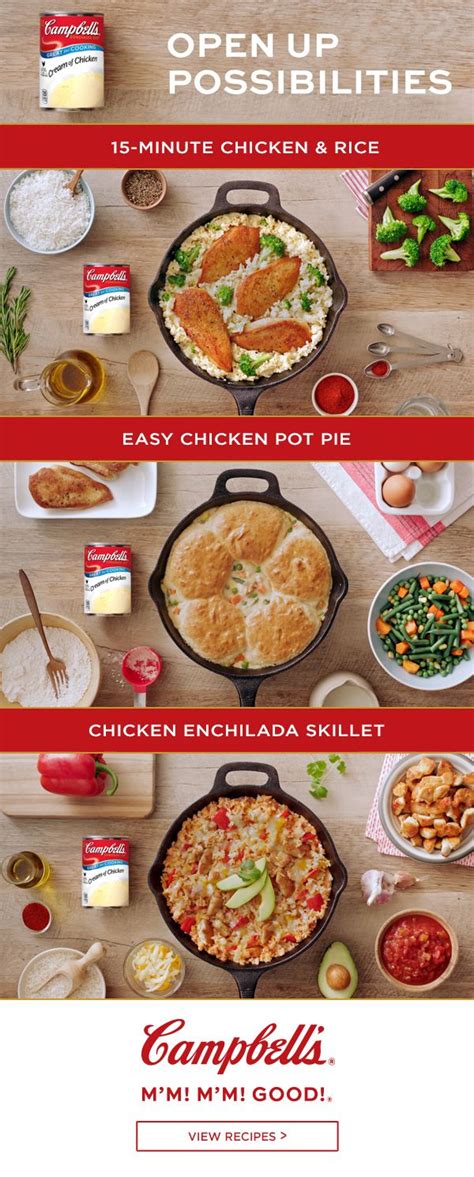 This is a great recipe to use up leftover roasted chicken that you may have in your refrigerator. Cream of Chicken Recipes & Ideas | Campbells soup recipes ...