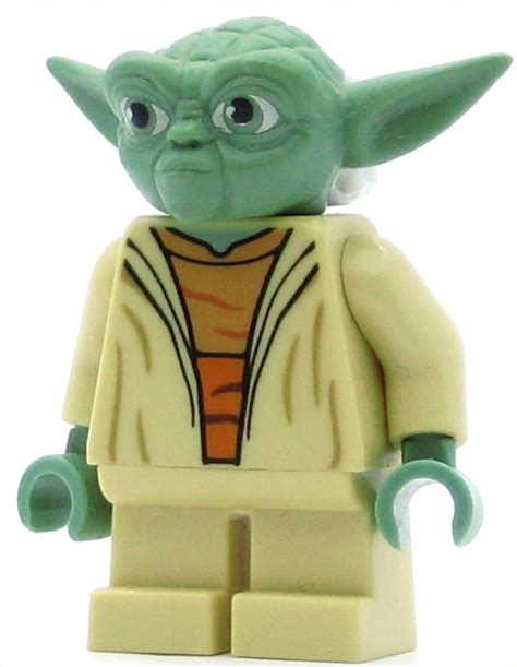 Lego Star Wars Minifigure Yoda Clone Wars White Hair