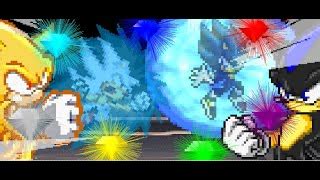 Hyper Sonic Vs Seelkadoom Sprite Animation Doovi
