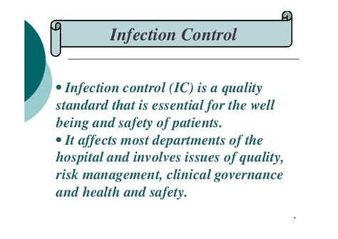 Role Of Infection Control In Patient Safety Compatibility Mode