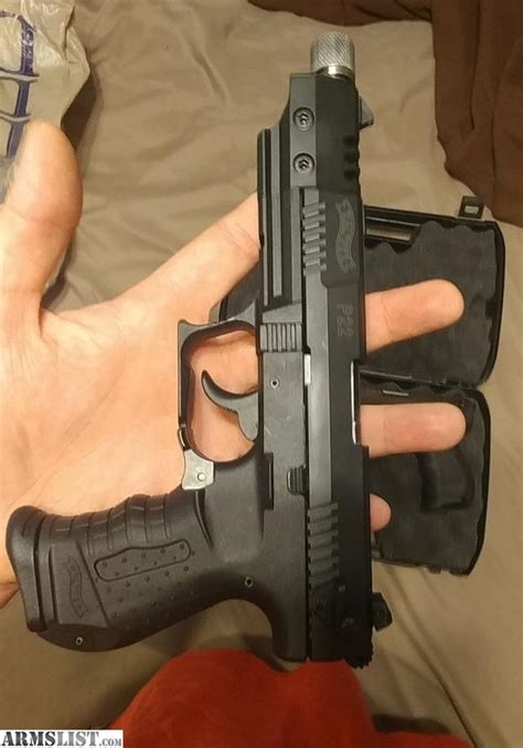 Armslist For Sale Walther P22 With Threaded Barrel And Stabilizer