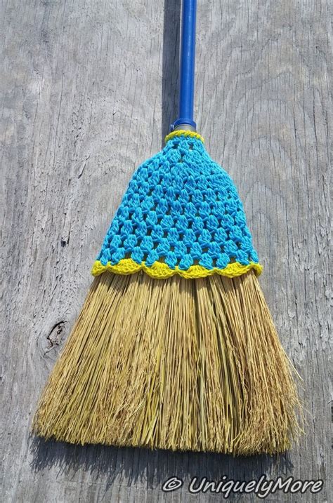 Crochet Pattern Cluster Broom Cover Broom Cover Broom Etsy