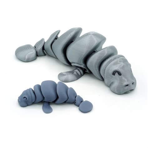 3d Printable Articulated Manatee By Mcgybeer