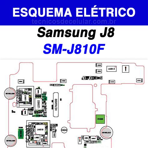 esquema elétrico samsung galaxy j8 sm j810f