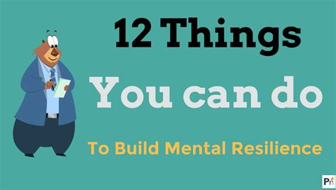 12 Things You Can Do To Build Mental Resilience Psychonephrology