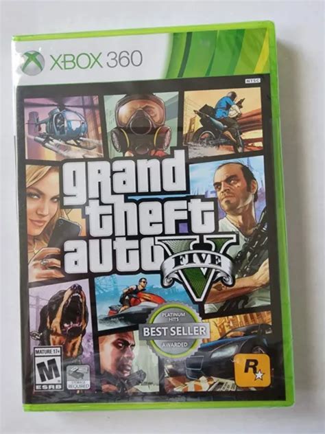 Grand Theft Auto V Gta 5 Microsoft Xbox 360 New Sealed 1999 Picclick