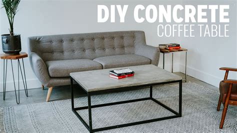 Before pouring the concrete make sure that the mold is very clean and level. DIY Concrete Coffee Table | Beginner Mistakes Video - YouTube