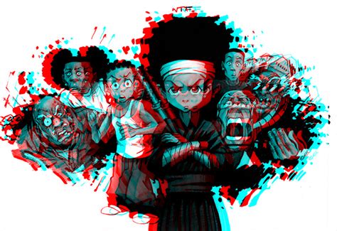 Trippy 3d Boondocks Edit 3d By Throughmaiey3s On Deviantart