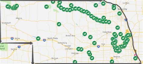 Nebraska State Parks Map