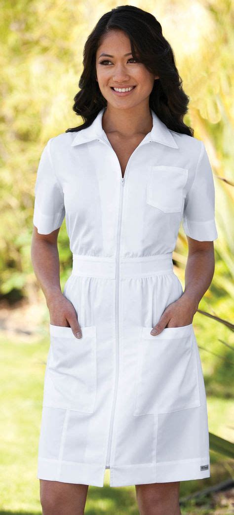 nwt dickies medical uniform button front white nurse s uniform dress 38 xs 3xl pinterest